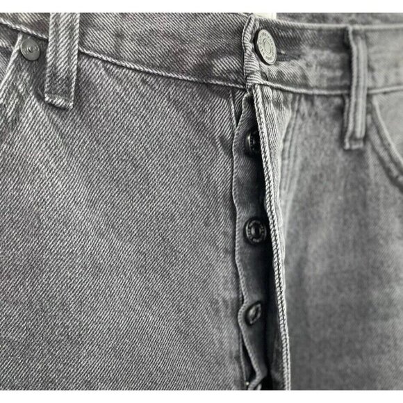 KanCan Dixon Ultra High Rise 90's Boyfriend Jeans Black/Gray Distressed Sz 15/31 - Picture 4 of 13